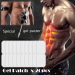 20pcs pad exerciseur abdominal entra�nement musculaire fitness gear fitpad gel pad l17242