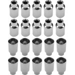 20x butée de gaine frein embout acier pour vélo vtt vtc electrique bmx route ville, argent 20x butée de gaine frein embout acier pour vélo vtt vtc electrique bmx route ville, argent
