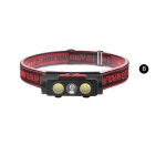 2119a - c lampe frontale ultra brillante portable xpe + cob, recharge type - c, l�g�re, etanche pour ...