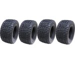 23x11. 00 - 10 quad atv tyre kawasaki mule wanda p3077 4ply utility tire - set of 4