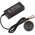 24v chargeur trottinette electrique vlo batterie au plomb - acide xlr 4p pour fauteuil roulant voiturette ...
