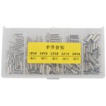 250 pcs / set ligne de pche une manchon une sertir simple baril chef de file de tube en cuivre connecteur ...