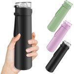 250ml petite bouteille isotherme, gourde isotherme avec couvercle verrouillable anti - fuite, bouteille ...