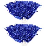 2pcs 50g 11. 8 ' cheerleading pom - pom bleu girl anneau pom poms sports party accessoires danse balle ...
