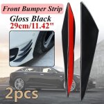 2pcs black b 2x / 4x1. 5mx3. 8cm caoutchouc voiture anti collision garde boue garniture passage de roue ...