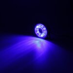 2pcs blue clignotant lat�ral led 12v 24v, feu arri�re freinage, d�gagement lampe ronde, camion, remorque, ...