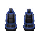 2pcs blue sige auto en cuir synthtique polyurthane housse coussin pour bmw f10 e46 g30 pour ford golf ...