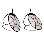 2pcs filets practice golf portable filet d'entranement au drive de diamtre 24pouces