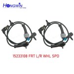 2pcs frt capteur de vitesse pour roue avant droite et gauche abs, 15037208, 15112378, 15112379, pour ...