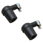 2x antiparasite silicone universel capuchon de bougie moto scooter mobylette tondeuse tracteur debroussailleus ...