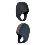 2x cagoules de plonge en noprne 2, 5 mm gris / noir