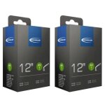 2x chambre a air v�lo schwalbe 12 1 / 2 x 2 1 / 4  (47 / 62 - 203) av1 45 valve schrader coud�e enfant ...