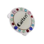 2x clip de marqueur de balle de golf pour chapeau / / visire gniale yd4959