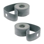 2x fond de jante 24 pouces largeur 18mm caoutchouc roue velo vtt vtc ville pneu boyau chambre a air