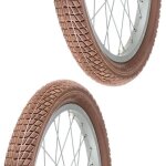 2x pneu marron 18 x 2. 00 (50 - 355) slick ortem 2. 75 bar 40 psi vélo enfant junior 2x pneu marron 18 x 2. 00 (50 - 355) slick ortem 2. 75 bar 40 psi vélo enfant junior