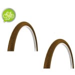 2x pneu vlo electrique marron anti crevaison 700x45c 28  et 29  x 1, 75 = 28  x 1 5 / 8 x 1 3 / 4 = ...