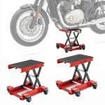 2x pont el�vateur moto chariot constands hr1 cric de d�placement 500kg rouge