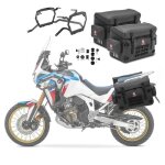 2x valises lat�rales moto + supports pour bmw f 800 gs 08 - 17 bpw