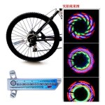 3 modes d'�clairage led n�on roue de v�lo lumi�re de rayon couleur etanche v�lo voyant d'avertissement ...