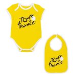 3 mois - body bavoir bb leader - collection officielle tour de france - cyclisme