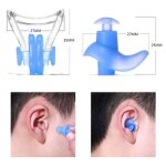 3 paires silicone etanche bouchons d'oreilles anti - poussi�re oreille sport bouchons plong�e sports ...