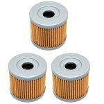 3 pcs filtre a huile pour hyosung, gt250, ight250, 2003 - 2014, gt250r, ight250r, 2005 - 2014, gv125, ...