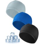 3 pices bonnets de cyclisme sous casque, bonnet de sport respirant en soie glace et, multifonctionnelle ...