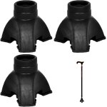 3 pièces embout de canne de marche, coussin de canne de marche escalade bâton de marche trépied pad en ... 3 pièces embout de canne de marche, coussin de canne de marche escalade bâton de marche trépied pad en ...