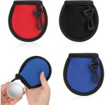 3 pi�ces pochette de nettoyage pour balles de golf, mini sac de nettoyage portables pour balles de golf, ...