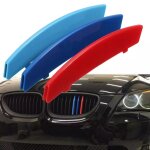 3 series 04 08 3 pi�ces 3d de course de voiture calandre sport ray� clip abs autocollant pour bmw s�rie ...