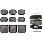 3 set electrode de ceinture, compatible avec abs series, electrode de rechange pour slendertone ceintures ...