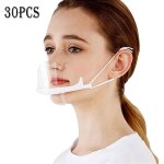 30 pices vtements de travail hommes femmes masque en plastique transparent chef masques de service ...