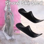 38 * 11 * 9cm 1 paire accessoires de luge de ski, scooter des neiges a double usage pour vélos d'équilibre, ... 38 * 11 * 9cm 1 paire accessoires de luge de ski, scooter des neiges a double usage pour vélos d'équilibre, ...
