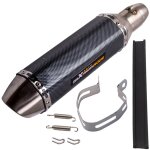 38 - 51mm universal exhaust muffler pipe silencer for motorcycle street dirt bike 38 - 51mm universal exhaust muffler pipe silencer for motorcycle street dirt bike