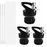 3er - set bouchon gourde - bouchon gourde isotherme universel - bouchon gourde isotherme - couvercle ...