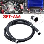 3ft an6 3 / 5 / 8 / 10 / 20ft an4 an6 an8 an10 tuyau de carburant huile gaz refroidisseur tuyau tuyau ...