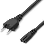 3m c�ble d'alimentation type c - fiche euro vers connecteur c7 (euro 8) - pour chargeurs de trottinettes ...