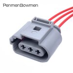 3p female 5 pcs prise de capteur de vilebrequin automatique, lampe antibrouillard, fil de connecteur ...