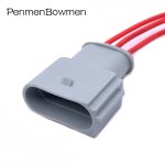 3p male 1 pc prise de capteur de vilebrequin automatique, lampe antibrouillard, fil de connecteur etanche, ...