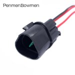 3p male 1pc with 15cm wire kum  connecteur electrique automatique etanche, 3 broches, capteur de faisceau ...