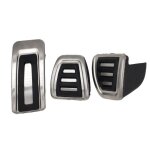 3pcs mt p�dales de frein a gaz et carburant at / mt, avec repose - pieds, pour vw volkswagen golf7, golf ...