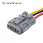 3pin female 1 pc with 15cm 18awg adaptateur moteur 3 broches, prise de faisceau de c�bles, connecteur ...