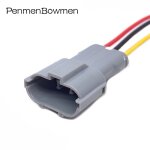 3pin male 1 pc with 15cm 18awg adaptateur moteur 3 broches, prise de faisceau de c�bles, connecteur electrique ...