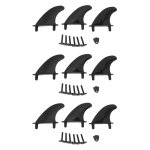 3x kits d'ailerons de planche de surf ailerons de planche de surf  dessus souple planches de surf en ...