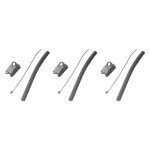 3x planche de kitesurf de remplacement en nylon durable kitesurf cerf - volant une pompe valve tuyau ...