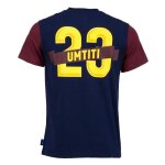 4 ans - t - shirt - fc barcelone - samuel umtiti - taille enfant - manches courtes - 100% coton