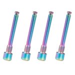 4 boulons en titane m4 pour plaquettes de frein a disque de vlo, inserts filets, vis pour r dazzle ...