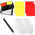 4 cartes d'accessoires d'arbitre, 1 sac de rangement en cuir, 1 stylo d'enregistrement et 2 papiers d'enregist ...