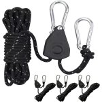 4 pack reflective guy ropes with rope tensioner, diameter 4 mm, adjustable rope with hook, paracord rope, ... 4 pack reflective guy ropes with rope tensioner, diameter 4 mm, adjustable rope with hook, paracord rope, ...