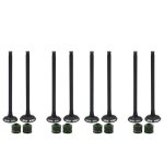 4 pairs kit de tige de soupape d'admission et d'�chappement de pi�ces de moteur de moto pour yamaha fzr250 ...